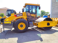 Rouleau vibratoire à tambour unique XS123H de 12 tonnes avec largeur de tambour de 2130 mm, 100 kW, 240 kN, compacteur routier