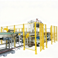 Robot palettiseur intelligent automatique, machine de palettisation pour cartons, canettes, sacs, bouteilles, barils - Palettiseur robotisé à haute productivité