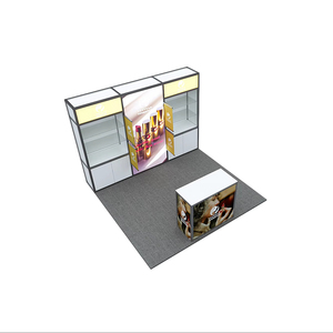Hot bán tùy chỉnh 10 * 10ft <span class=keywords><strong>Modular</strong></span> triển lãm thương mại hiển thị đứng với đèn LED - Product Image 6