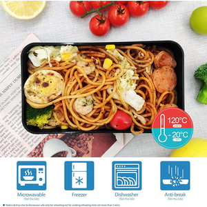 Boîte à lunch promotionnelle, boîte à bento de qualité alimentaire pour enfants et adultes, boîte à lunch double couche en PP avec sac à lunch et logo personnalisé - Product Image 3