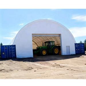 Abri dôme très demandé en acier galvanisé à chaud avec couverture PVC 650 g/m² pour abris de conteneurs et tentes - Product Image 4