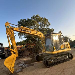 Komatsu รถขุดตีนตะขาบ PC130มือสองสภาพดีประกอบด้วยเครื่องยนต์และถังส่วนประกอบหลักของปั๊ม - Product Image 1