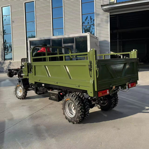 Triciclo Motorizzato a Quattro Ruote Motrici Completamente Chiuso con Cassone Ribaltabile Diesel per Agricoltori e Consegna Merci Transfrontaliere - Product Image 6