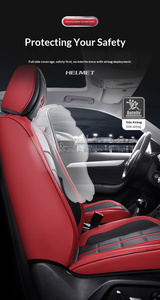 Housses de siège auto en cuir anti-rayures, protection intégrale 360° toutes saisons, compatibles avec <span class=keywords><strong>Peugeot</strong></span> <span class=keywords><strong>208</strong></span> 308 3008 5008 Hatchback SUV - Product Image 4