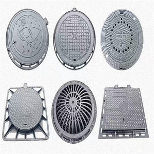 Couvercles de regards en <span class=keywords><strong>fonte</strong></span> ductile pour installations routières et drainage des eaux pluviales, couleur personnalisée, finition polie/peinture en poudre, OEM/ODM disponible - Product Image 4