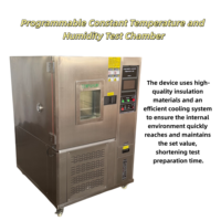 Système de contrôle numérique programmable de la température et de l'humidité pour machine d'essai, équipement de test de laboratoire