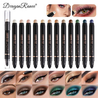Stylo Eyeliner à double extrémité, éclaircissant, nacré, bâton d'ombre à paupières, ver à soie, couleur de la peau, eyeliner.
