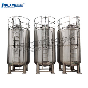 Réservoir de stockage en acier inoxydable de grande capacité pour l'industrie alimentaire et des boissons - Product Image 1