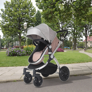 Poussette bébé 3 en 1 multifonctionnelle, poussette enfant 3 en 1 avec siège <span class=keywords><strong>auto</strong></span>, poussette bébé avec siège amovible - Product Image 1