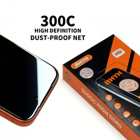 Protection d'écran en verre trempé transparent à arche extra-large en haute alumine de 0,5 mm pour iPhone 17 Air, 16, 15, 14, 13 Pro Max, 17E