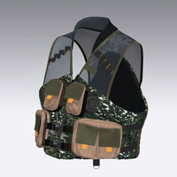 Nouveau Type gilet de sauvetage de pêche en plein air PFD plusieurs poches flottant pêche en mer gilet de sauvetage pour adultes hommes femmes