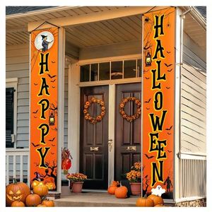 Bannière de porte personnalisée en polyester avec impression numérique par sublimation, design personnalisable, pour décoration extérieure, fournie par l'usine - Product Image 1