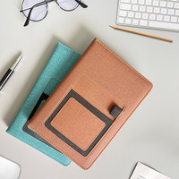 Bloc-notes multifonctionnel A5, exclusivité transfrontalière, sans texte en chinois, cadeau d'affaires pour le bureau, couverture créative en similicuir