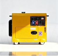 Einphasiger 15KVA 12KW Leiser Dieselgenerator 50Hz 400V Wechselstromgenerator Tragbares Leises Diesel-Aggregat Mit ATS Automatischer Transferschalter