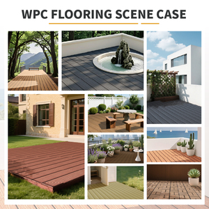Dalles de <span class=keywords><strong>terrasse</strong></span> emboîtables WPC <span class=keywords><strong>pour</strong></span> balcon, revêtement de <span class=keywords><strong>sol</strong></span> extérieur creux, amovible, étanche, en PVC, imitation bois synthétique - Product Image 5