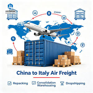 Servicios de Logística de Carga Aérea de China a Italia, Almacenamiento Profesional de Carga Aérea, Consolidación, Transporte de Mercancías Generales - Product Image 2