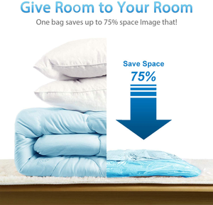 Gran oferta, bolsa de almacenamiento al vacío, edredones de ropa y mantas, bolsas colgantes de almacenamiento al vacío con bolsas de compresión - Product Image 2