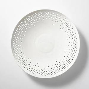 Novelty Ceramic Show Plate Hollow Dishes Restaurant Club Hotel Dinnerware Round Salad Sweet <b>Dessert</b> Cake Dining Serving Trays - Product Image 6