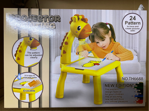 Tavolo da <span class=keywords><strong>Disegno</strong></span> Educativo per Bambini Jinming con Proiettore a Forma di <span class=keywords><strong>Giraffa</strong></span>, Giocattolo per Pittura e Apprendimento Precoce - Product Image 5