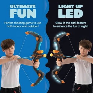 Huanuo mùa hè thể thao đồ chơi trẻ em ngoài trời trò chơi mục tiêu đồ chơi ánh sáng lên cung và mũi tên bắn cung đặt đồ chơi cho cậu bé - Product Image 2