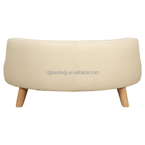 Lit <span class=keywords><strong>pour</strong></span> animaux de compagnie portable moderne de luxe en bois et PVC jaune antidérapant, confortable, de haute qualité, personnalisable OEM <span class=keywords><strong>pour</strong></span> chiens et chats - Product Image 3