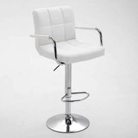 Chaise de bar au design populaire avec cadre réglable, table relevable et roulettes, chaise haute pour table de bar