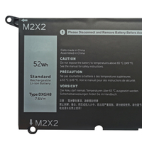 Batterie d'ordinateur portable en gros DXGH8 52Wh pour Dell Vostro 5390 5391 Inspiron 7390 7391 7490 0H754V H754V HK6N5
