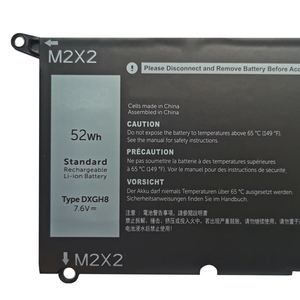 Batería para Portátil DXGH8 52Wh al por Mayor para Dell Vostro 5390 5391 Inspiron 7390 7391 7490 0H754V H754V, Batería Recargable para Portátil - Product Image 2