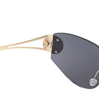 Nouvelles lunettes de soleil pour hommes et femmes Lunettes de soleil de personnalité Pentacle pour la conduite Crème solaire Lunettes de soleil rétro assorties BO 96385