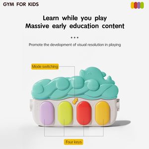 Alfombra de Juego Musical de Dinosaurios para Bebés y Niños Pequeños, con Música y Luces, Juguete Educativo Suave para Uso en el Hogar - Product Image 5