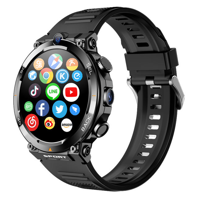 2025 Outdoor 4G 5G Smart Watch H10 WiFi GPS Call NFC 8+128GB Long Battery Life Android Sport Smart Watch
