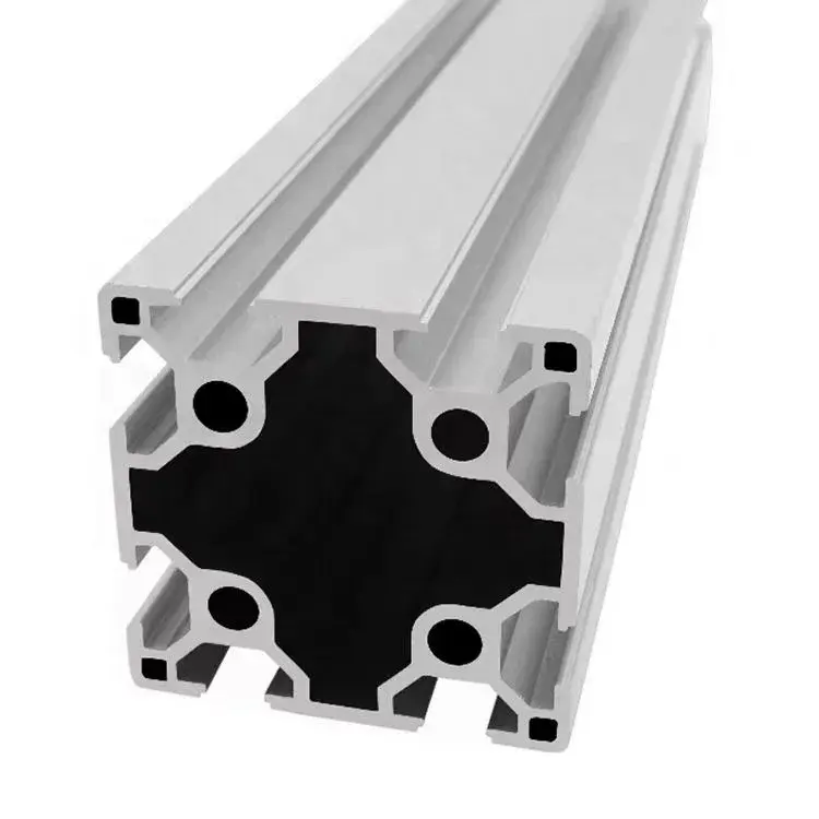 China Aluminum Profile Supplier 6060 T Slot Industrial Aluminium Section 60*60MM T Slot Aluminium Extrusion Profiles