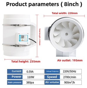 Usine pas cher prix grand <span class=keywords><strong>d</strong></span>ébit <span class=keywords><strong>d</strong></span>'<span class=keywords><strong>air</strong></span> 4 pouces 220 ~ 240V ventilateurs de Ventilation <span class=keywords><strong>d</strong></span>'appoint de <span class=keywords><strong>ventilateur</strong></span> de conduit sur mesure avec <span class=keywords><strong>ventilateur</strong></span> <span class=keywords><strong>d</strong></span>'extraction à télécommande - Product Image 4