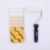 Brosse à rouleau de peinture en fibre de polyester de haute densité pour la décoration de la maison