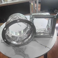 Connecteur de conduit en PVC flexible rectangulaire résistant aux hautes températures ignifuge de ventilation de haute qualité