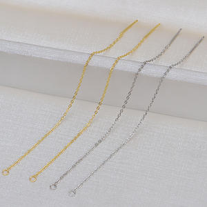 อุปกรณ์ DIY อเนกประสงค์ ต่างหูแบบกล่องเหล็ก S925 พร้อมสายยาว ประดับมุก หยก ตัวล็อคปลอดภัย แบบเปล่า รุ่น 1741 - Product Image 2