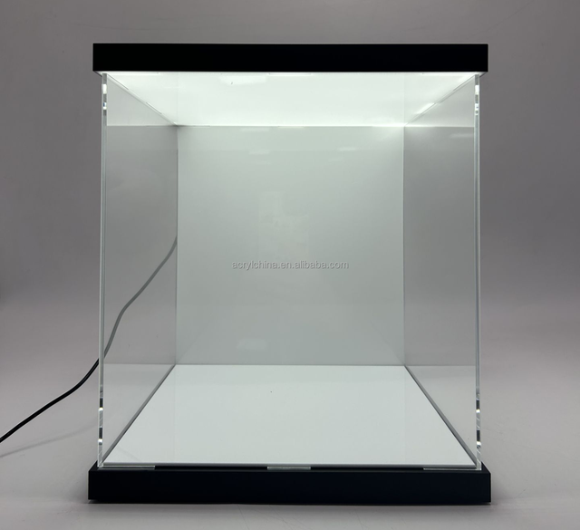 ACC Factory Supplier Hot Sale Glow Display Customized Acrylic LED Lighted Toy Figure Display Cases