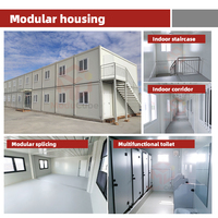 Casa Container Pieghevole Tipo Z per Uso Intensivo, Edificio Modulare Prefabbricato per Uffici in Cantieri Industriali e Dormitori per il Personale