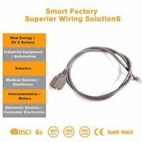 Harnais de câblage d'équipement électronique personnalisé, câble de liaison en cuivre étamé, PVC/PBT pour automobile/moto, précision