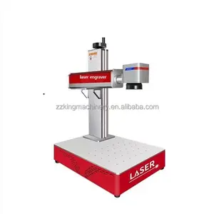 Desktop Of Kast Type Laser Gravure Machine Metalen Ring Sliver Sieraden Plastic Abs Mc Optische Vezel Laser Graveur
