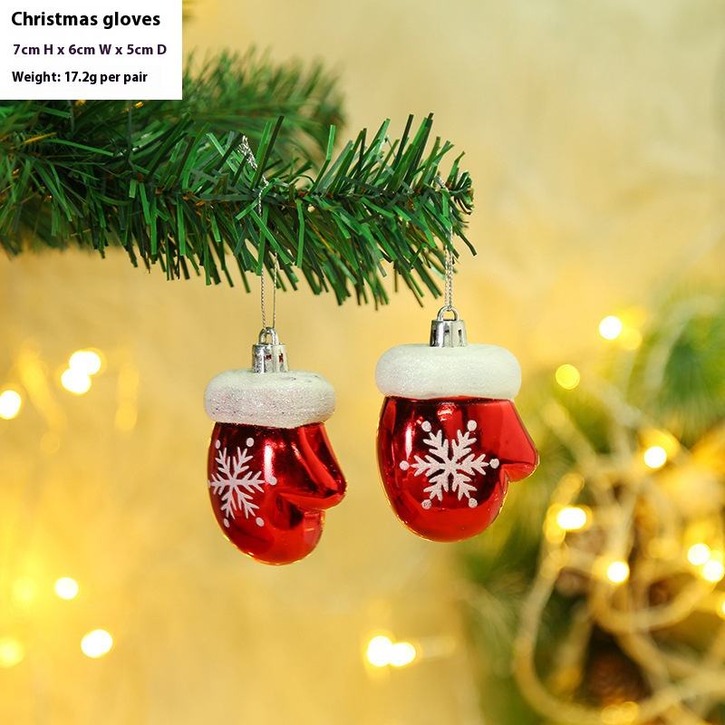 Gants rouges de Noël