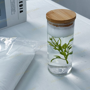 เทียนแบบไม่มีกลิ่นทำจากขี้ผึ้งไข่มุก100% เทียนกันน้ำเทียนทราย - Product Image 3