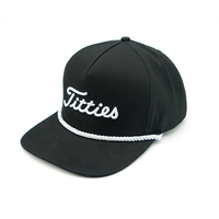 Gorra de Béisbol Unisex de 5 Paneles con Bordado Cursivo Personalizado, Perforada con Láser, Impermeable, de Secado Rápido, Venta al Por Mayor de Fábrica