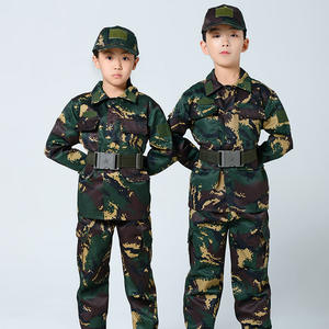 Ensemble uniforme tactique 3 pièces pour enfants, motif <span class=keywords><strong>Multicam</strong></span>, avec casquette camouflage ACU et CP, taille S - Product Image 3