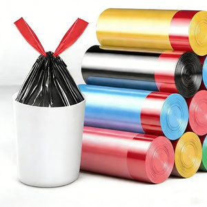 Colored Recycled HDPE Drawstring Trash Bags Rainbow Pack <strong>Scented</strong> Kitchen Bin <strong>Liners</strong> for Umbrella Cookware Drinkware Home - Product Image 1