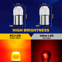 RCJ nouveau S25 LED 1156/1157 ampoules 3030 9SMD puce Auto clignotant et feux de circulation diurne pour voitures LED DRL clignotants