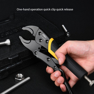 DELI dl109110h # Đen cong hàm Khóa Kìm #10 "# Đen + Sliver - Product Image 4