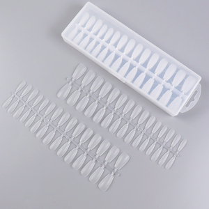 Puntas de <span class=keywords><strong>Gel</strong></span> Stiletto de Cobertura Completa a <span class=keywords><strong>Precio</strong></span> Económico, Puntas de Extensión de Uñas de <span class=keywords><strong>Gel</strong></span> Suave, Diseño Acrílico Transparente, Puntas de Uñas Transparentes - Product Image 3