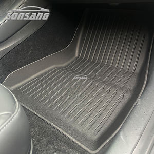 Alfombrillas de coche SONSANG para Tesla Model 3, alfombrillas 3D impermeables para todo tipo de clima resistentes, alfombrillas Tesla Model Y <span class=keywords><strong>2023</strong></span> - Product Image 3