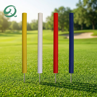 Piquets de délimitation de parcours de golf en bois écologiques de haute qualité, résistants aux intempéries, pour obstacles de golf